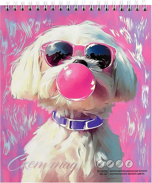 Изображение товара Скетчбук Феникс+ Бабл-пес / 70485