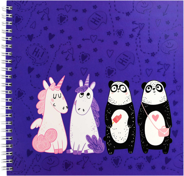 Изображение товара Скетчбук Феникс+ Единороги и панды / 70150