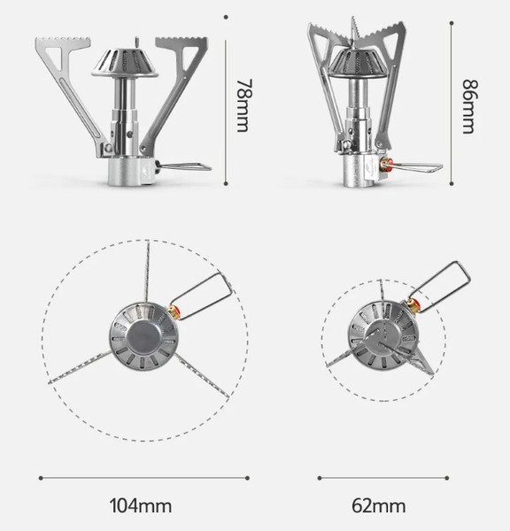 Изображение товара Горелка туристическая Naturehike NH21RJ004-SI
