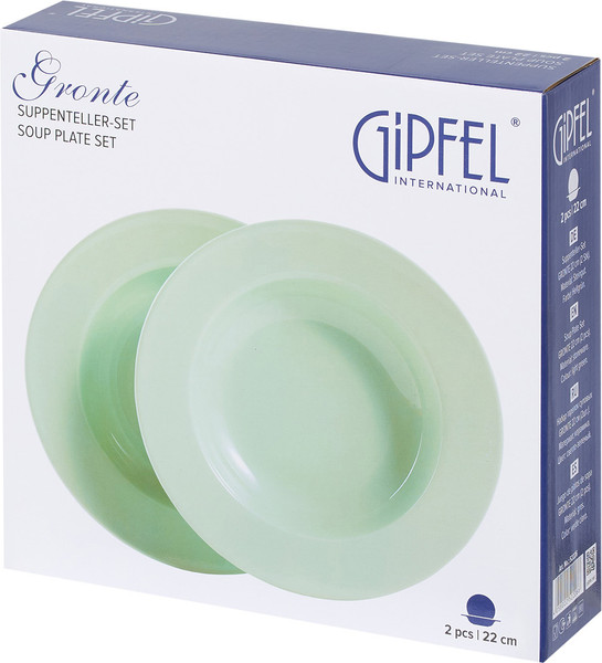 Изображение товара Набор тарелок Gipfel Gronte 52226 (2шт, светло-зеленый)