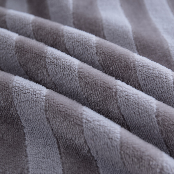 Изображение товара Плед Karven Велсофт 1.5сп / PL005 SOLID JACQAURD v2/Grey