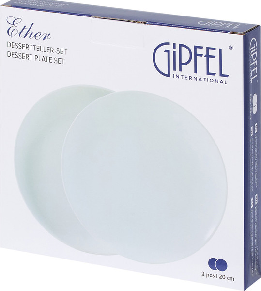 Изображение товара Набор тарелок Gipfel Ether 52216 (2шт, светло-голубой)