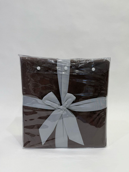 Изображение товара Плед Karven Велсофт Евро / PL 006 SOLID JACQAURD v1/Dark Brown