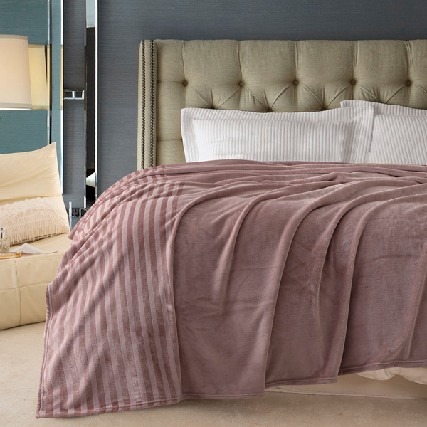 Изображение товара Плед Karven Фланель Евро / PL 006 SOLID JACQAURD v5/Powder