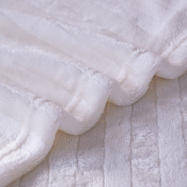 Изображение товара Плед Karven Фланель Евро / PL 006 SOLID JACQAURD v6/Cream