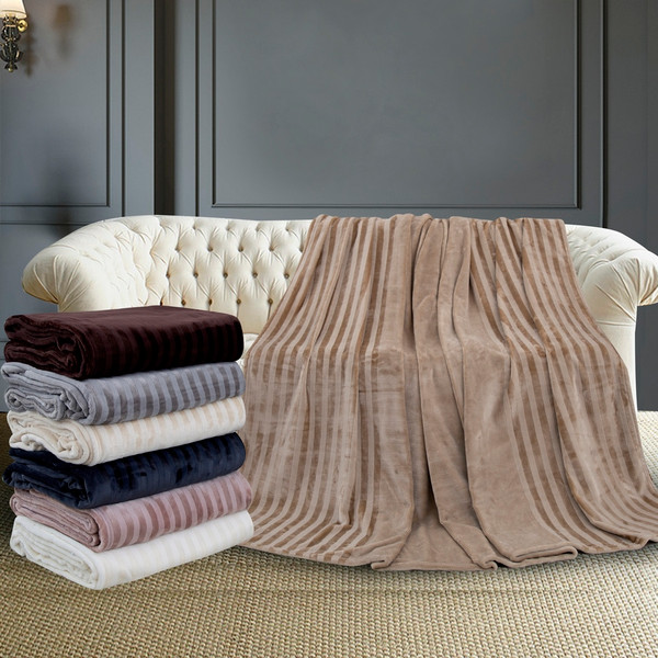 Изображение товара Плед Karven Фланель Евро / PL 006 SOLID JACQAURD v7/Coffee