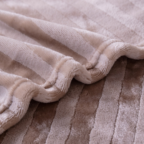 Изображение товара Плед Karven Фланель Евро / PL 006 SOLID JACQAURD v7/Coffee