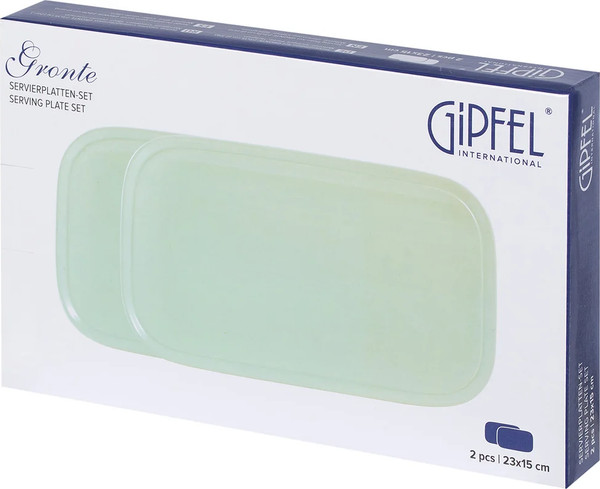 Изображение товара Набор сервировочных блюд Gipfel Gronte 52231 (2шт, светло-зеленый)