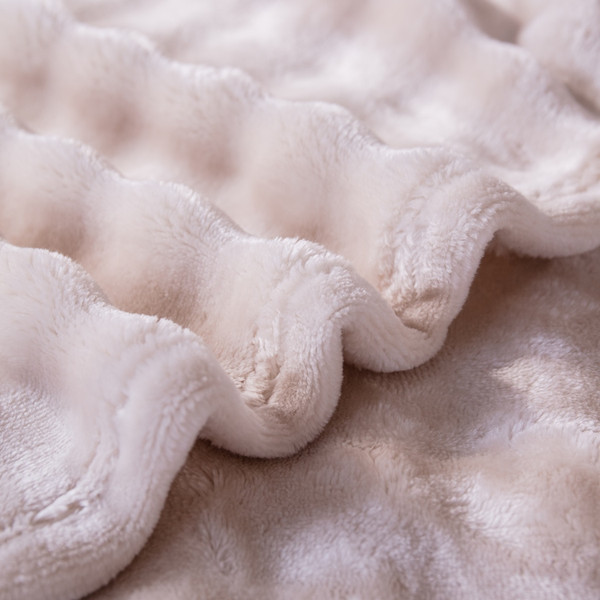 Изображение товара Плед Karven Велсофт Евро / PL 012 SOLID BUBBLE v5/Beige