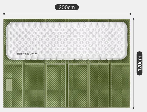 Изображение товара Туристический коврик Naturehike CNK2450WS044-DGR18 (зеленый)