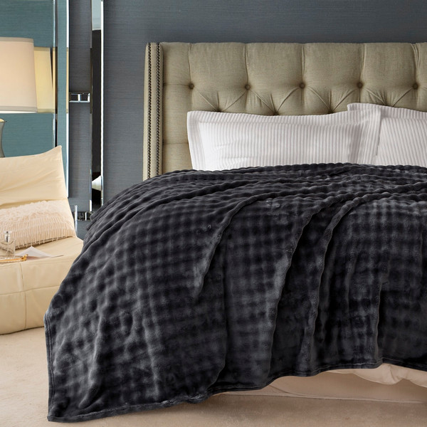 Изображение товара Плед Karven Фланель Евро / PL 012 SOLID BUBBLE v7/Army Green