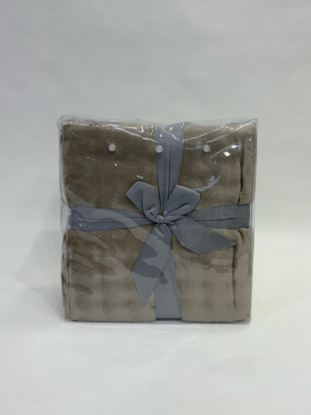 Изображение товара Плед Karven Фланель Евро / PL 012 SOLID BUBBLE v8/Coffee