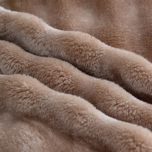 Изображение товара Плед Karven Фланель Евро / PL 012 SOLID BUBBLE v8/Coffee