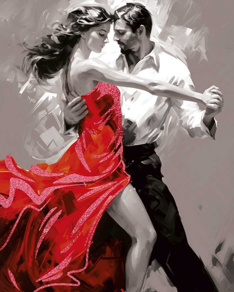 Изображение товара Картина по номерам Феникс+ Танго вдвоем / 70184