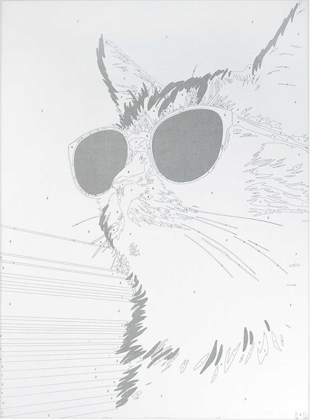 Изображение товара Картина по номерам Феникс+ Кот в очках / 70182