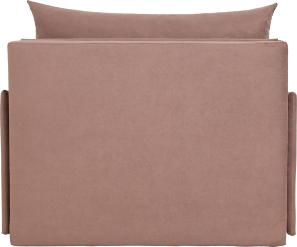 Изображение товара Кресло-кровать KRONES Клио мод.2 (велюр, розовый/коричневый)