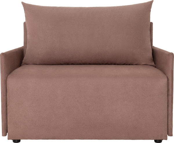 Изображение товара Кресло-кровать KRONES Клио мод.2 (велюр, розовый/коричневый)