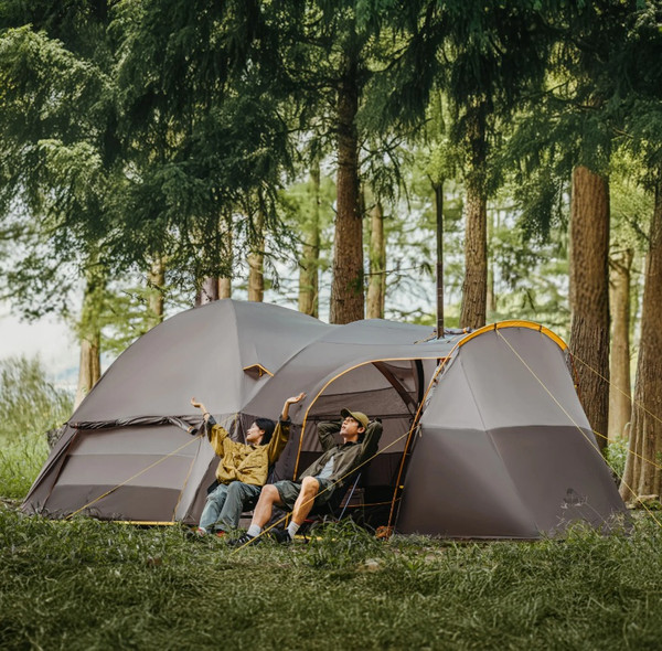 Изображение товара Палатка Naturehike Kota 6 / CNK2450WS031-6LBG (серый/коричневый)