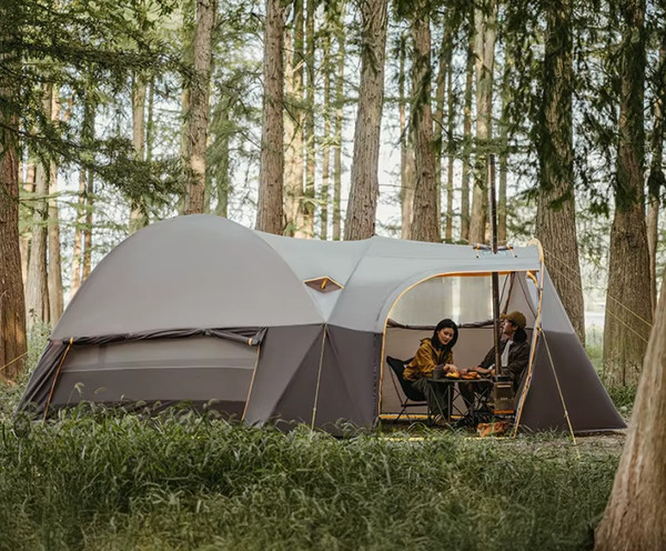 Изображение товара Палатка Naturehike Kota 6 / CNK2450WS031-6LBG (серый/коричневый)