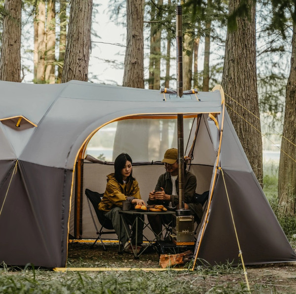 Изображение товара Палатка Naturehike Kota 6 / CNK2450WS031-6LBG (серый/коричневый)