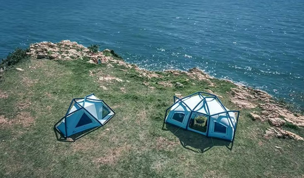 Изображение товара Палатка Naturehike Lingfeng Air 7.3 / CNK2300ZP012-73BLW (белый/голубой)