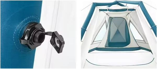 Изображение товара Палатка Naturehike Lingfeng Air 7.3 / CNK2300ZP012-73BLW (белый/голубой)