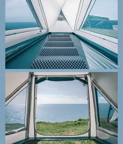 Изображение товара Палатка Naturehike Lingfeng Air 7.3 / CNK2300ZP012-73BLW (белый/голубой)