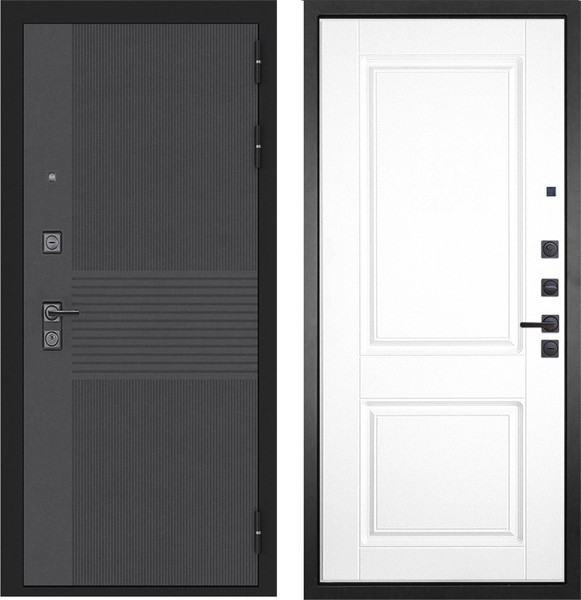 Изображение товара Входная дверь ГРАНИТ Гранж 35 (96x207, правая)