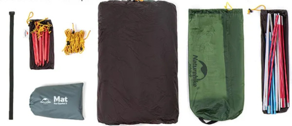 Изображение товара Палатка Naturehike Opalus Si / NH17L001-L-DSGR (зеленый)