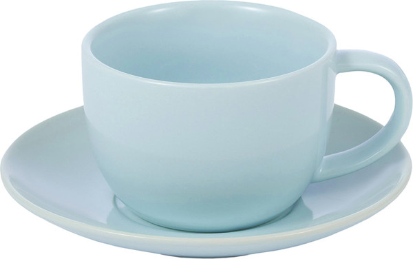 Изображение товара Чашка с блюдцем Gipfel Ether 52223 (светло-голубой)