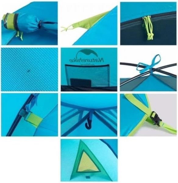 Изображение товара Палатка Naturehike P-Series / NH18Z033-P-3SBL  (голубая)