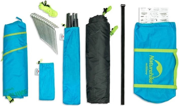 Изображение товара Палатка Naturehike P-Series / NH18Z033-P-3SBL  (голубая)