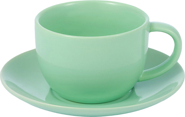 Изображение товара Чашка с блюдцем Gipfel Gronte 52235 (светло-зеленый)