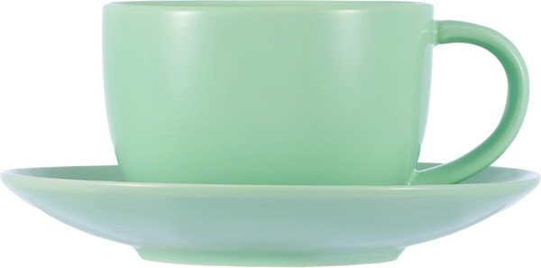 Изображение товара Чашка с блюдцем Gipfel Gronte 52235 (светло-зеленый)