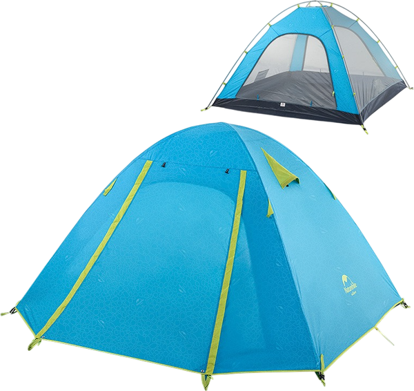 Изображение товара Палатка Naturehike P-Series / NH18Z044-P-4SBL (голубая)