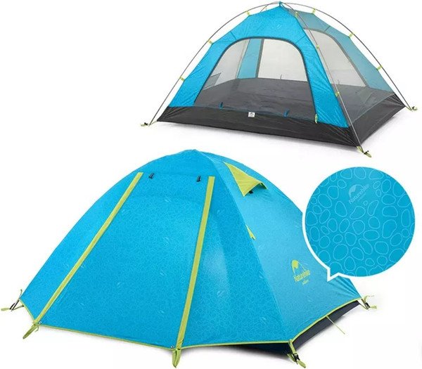 Изображение товара Палатка Naturehike P-Series / NH18Z044-P-4SBL (голубая)