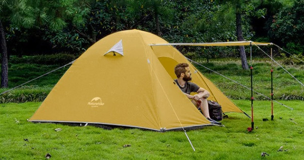 Изображение товара Палатка Naturehike P-Series / NH18Z044-P-4YE (желтый)