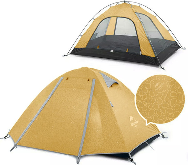 Изображение товара Палатка Naturehike P-Series / NH18Z044-P-4YE (желтый)
