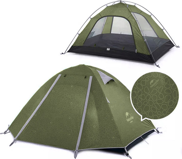 Изображение товара Палатка Naturehike P-Series / NH18Z044-P-4DGR (зеленый)