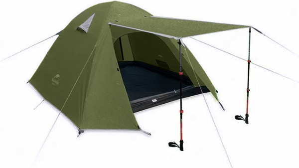 Изображение товара Палатка Naturehike P-Series / NH18Z044-P-4DGR (зеленый)