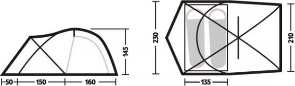 Изображение товара Палатка Naturehike Shan DI / CNK2300ZP017-G (коричневый)