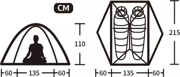 Изображение товара Палатка Naturehike Star-river Si / NH17T012-T-DGR (зеленый)