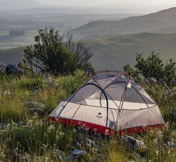 Изображение товара Палатка Naturehike Star-river Si / NH17T012-T-LGRR (серый/красный)