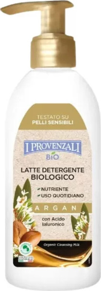 Изображение товара Молочко для снятия макияжа I Provenzali Питательное с Арганом и гиалуроновой кислотой (200мл)