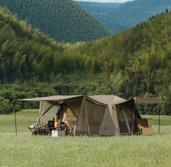 Изображение товара Палатка Naturehike Village 13 Ultimate Edition / CNH22ZP004-BRTB (коричневый)