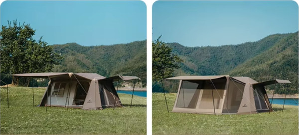 Изображение товара Палатка Naturehike Village 13 Ultimate Edition / CNH22ZP004-BRTB (коричневый)