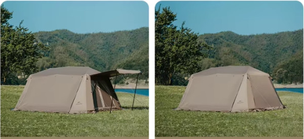 Изображение товара Палатка Naturehike Village 13 Ultimate Edition / CNH22ZP004-BRTB (коричневый)
