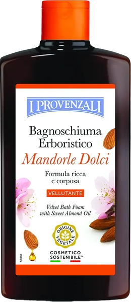Изображение товара Пена для ванны I Provenzali Бархатная с маслом Сладкого Миндаля (400мл)