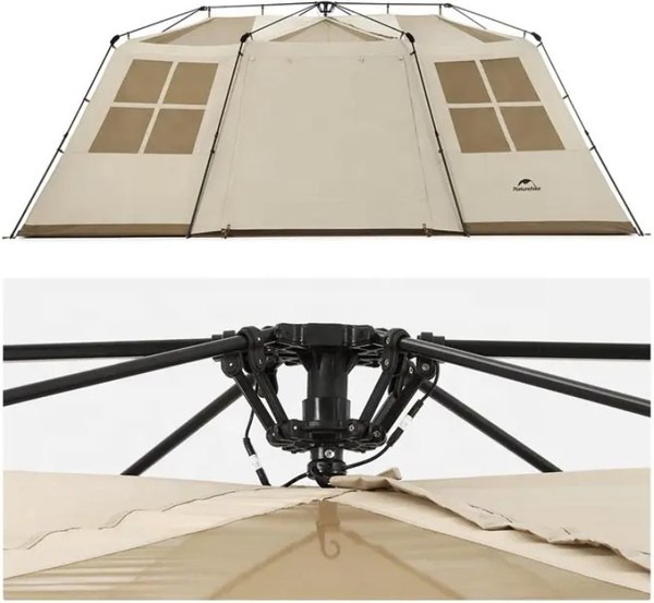 Изображение товара Палатка Naturehike Village 17 / CNH22ZP021-BR (коричневый)