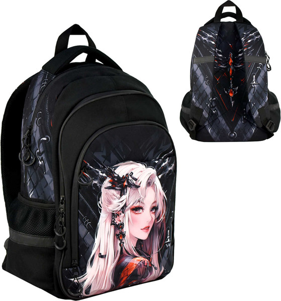 Изображение товара Школьный рюкзак Феникс+ Девушка панк / 68253